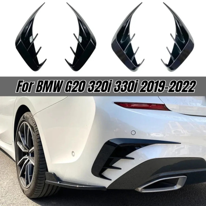Car Rear Bumper Lip Spoiler For BMW 3 Series G20 M-Sport 320e 330e 318i 320i 325i 330i 340i 2019-20