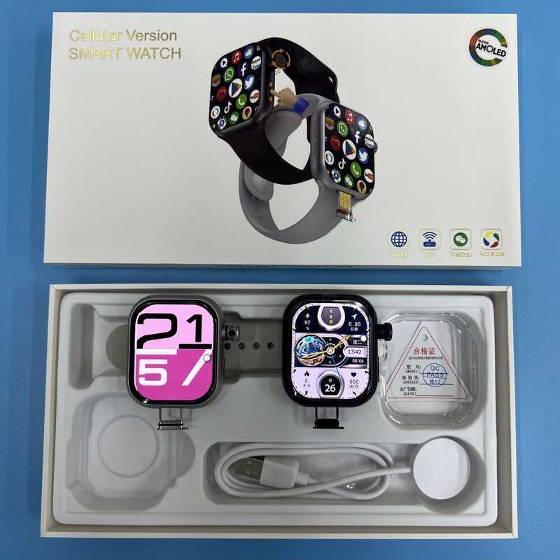 CD20 สมาร์ทวอทช์ Huaqiangbei S10 รุ่นรังผึ้งการ์ดล่างปุ่มสัมผัสกล้องหมุน Android Super Wear