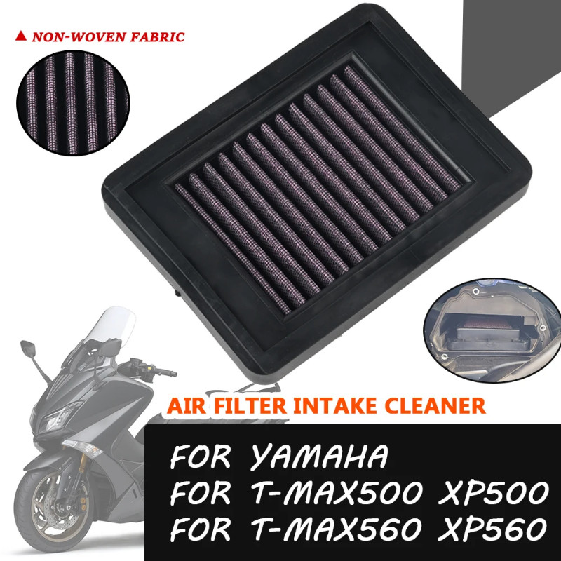 For TMAX530 Air Filter Intake Cleaner Air Element Engine Protector For Yamaha TMAX500 TMAX 530 T-MA