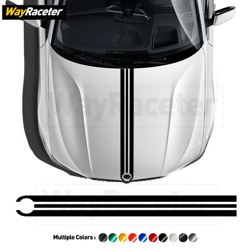 Bonnet Hood Sticker Carbon Fiber Vinyl Decal For BMW E90 F30 G20 F20 F40 F22 F32 F36 F10 G30 Z4 X3