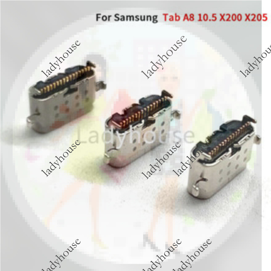 10-50 ชิ้น Dock Micro Plug USB ชาร์จ Pin Dock พอร์ตสําหรับ Samsung Tab A8 10.5 X200 X205 ชาร์จ Pin Dock Connector เปลี่ยนชิ้นส่วน - รูปที่ 5