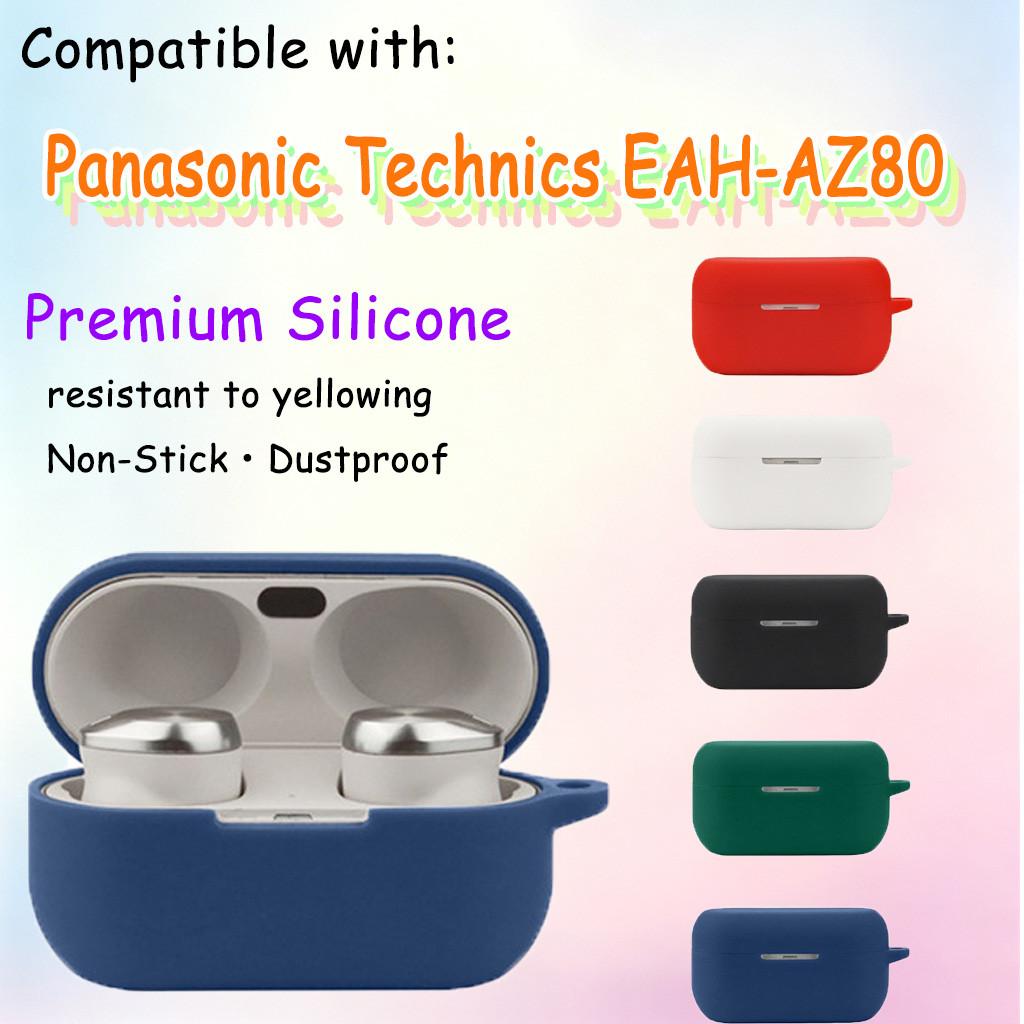สําหรับ Panasonic Technics EAH-AZ80 เคสซิลิโคนกันกระแทกแบบนุ่มพร้อมพวงกุญแจ