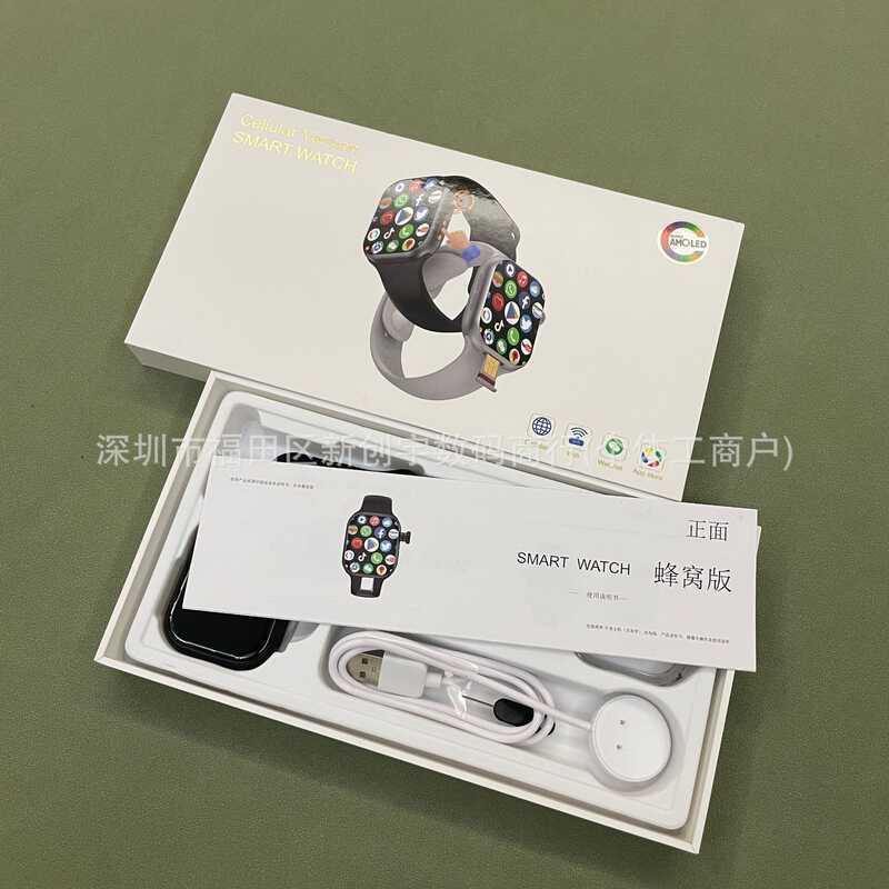 CD20 สมาร์ทวอทช์ S10 รุ่นรังผึ้งการ์ดล่าง 4G/WIFI ปุ่มสัมผัสกล้องหมุน