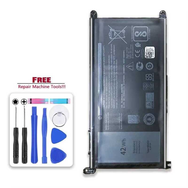 Battery T2JX4 3CRH3 For Dell Inspiron 13 5000 5368 5378 7368 14 7000 7560 7460 5567 15MF Pro-1508T F