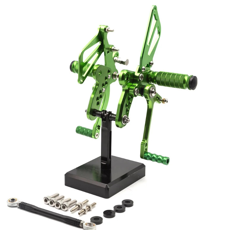 For Suzuki GSX1300R HAYABUSA 1999-2015 Motorcycle Rearset Footrests Footpegs CNC Adjustable Foot Re