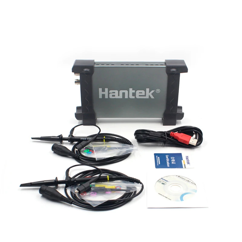 Hantek 6022BE Digital Storage Virtual Oscilloscope Laptop PC USB 2 Channels 20Mhz Handheld Portable