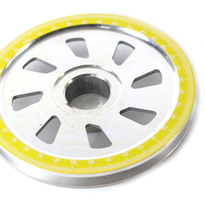 SherryBerg Yellow Color for Empi 9114 for Vw Beetle Bug Aluminum Crankshaft Stock Size Pulley W/Hol