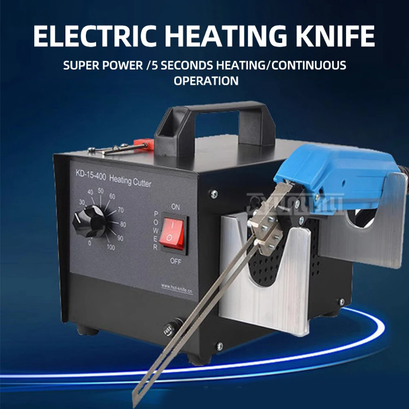 400W electric knife hot cutter cutting foam knife rope cloth webbing hot melt knife continuous work