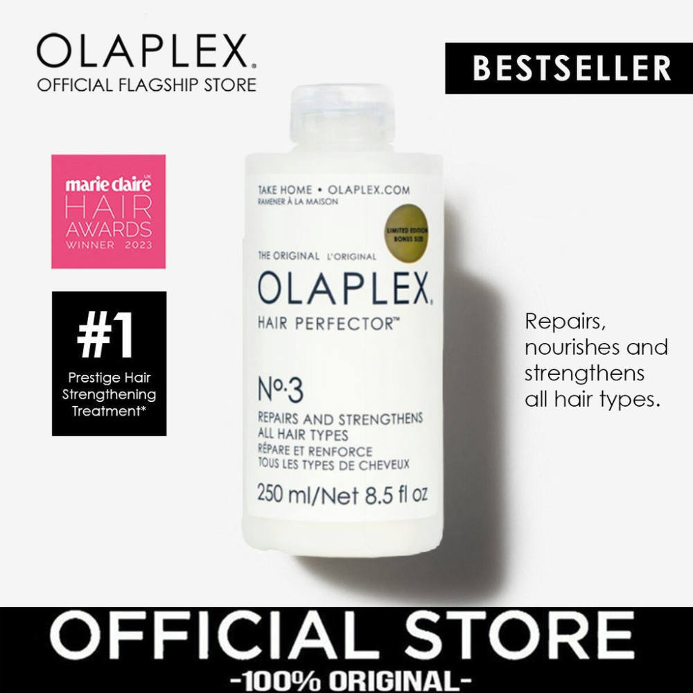 【Olaplex Flagship Store】OLAPLEX No. 3 น้ำมันหอมระเหยน้ำมันสกัดจากเส้นผม (250ml)