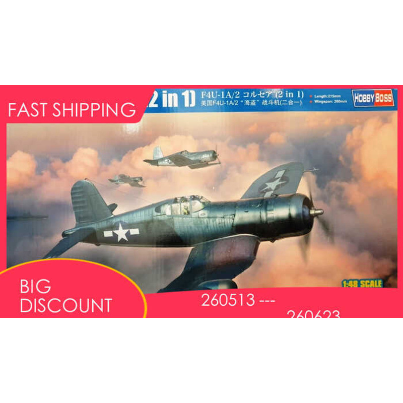 [Discount] HobbyBoss 81788 F4U-1A/2 Corsair (2-in-1) 1/48 Static model kit