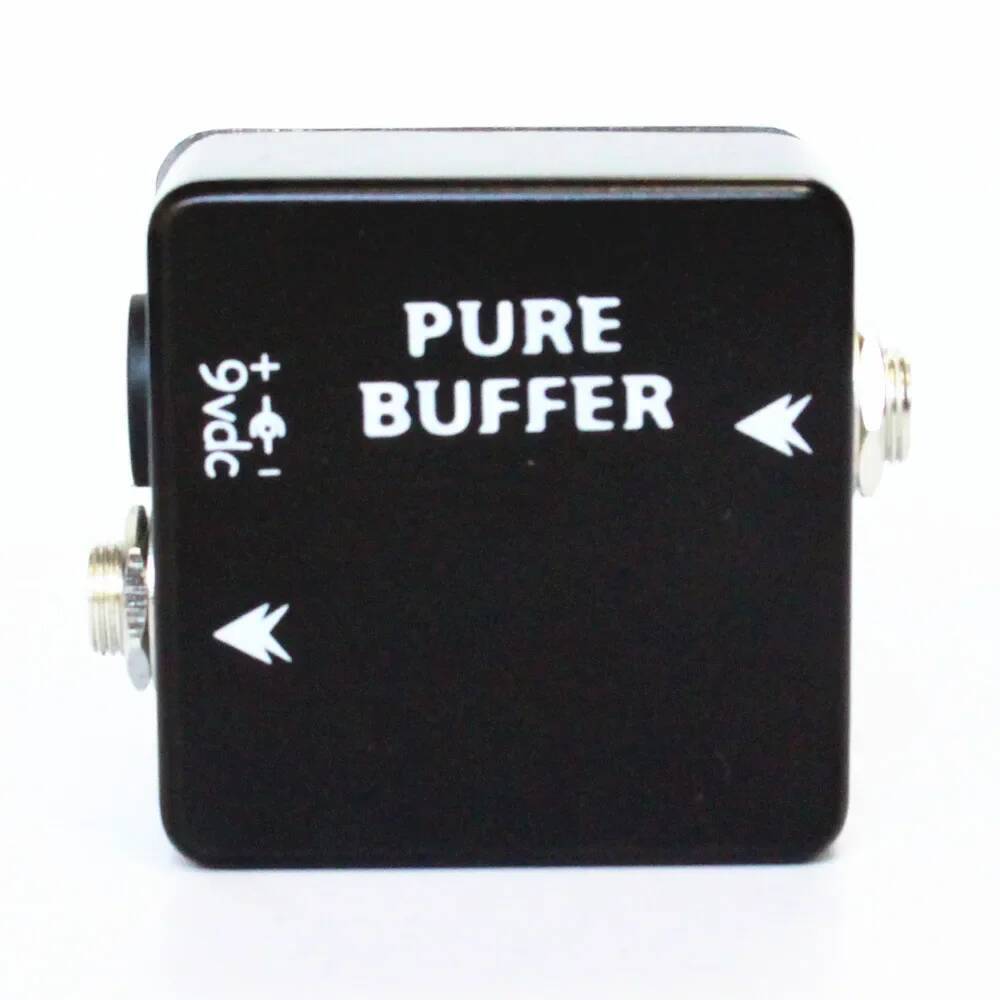 MOSKY Pure Buffer Pedal,Buffer Guitar Effect Pedal Full Metal Shell อุปกรณ์กีตาร์สีดํา