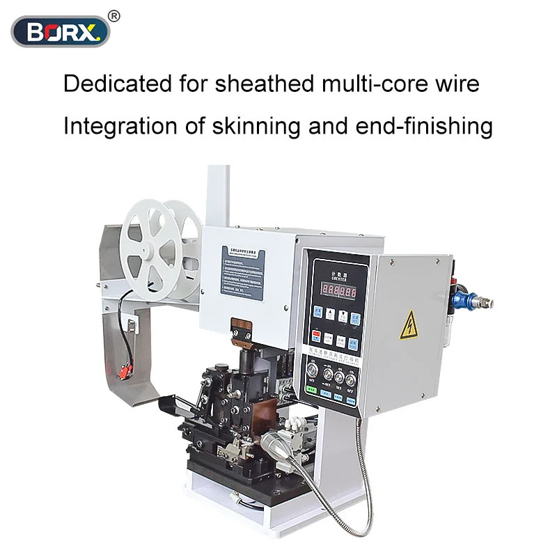 High Precision Semi-automatic Wire Stripping Crimping Machine, EW-50A AWG36-AWG20 Cable Terminal Cr