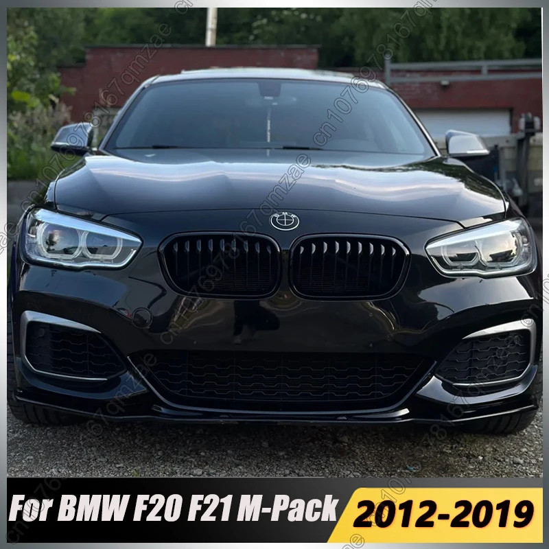 For BMW 1 Series F20 F21 M-Pack M118i M120i M135i M140i 2012-2019 Front Bumper Lip Diffuser Canards
