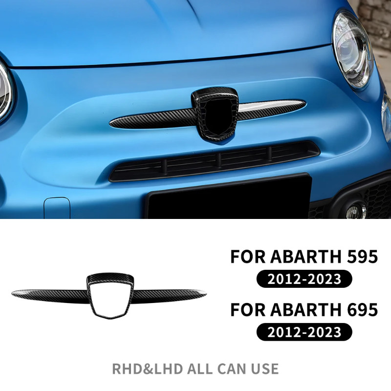 Real Hard Carbon Fiber For Abarth 595 695 2012 -2015 2016 2017 2018 2019 2020 2021 2022 2023 Rear F