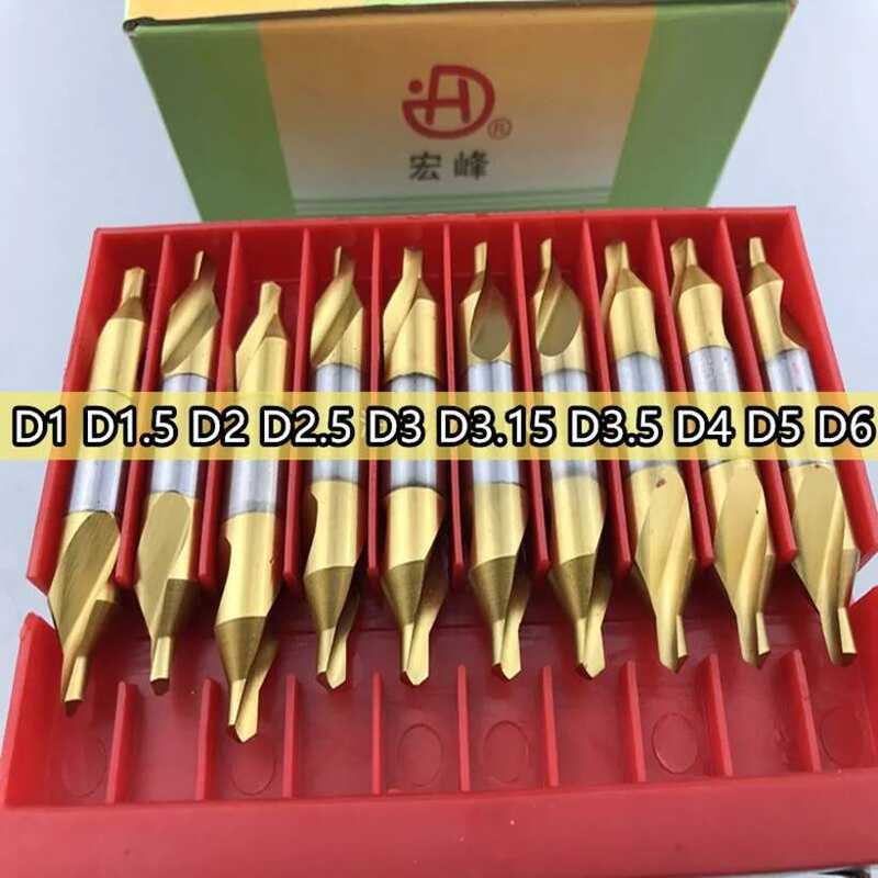 C D1.0 D1.5 D2.0 D2.5 D3.0 D3.15 D3.5 D4.0 D5.0 D6.0 Hss-M2 Center Drill Processing: Alloy Steel, E