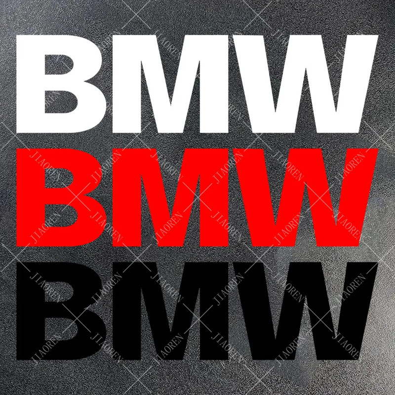 Vinyl BMW Stickers Logo Letter Decal