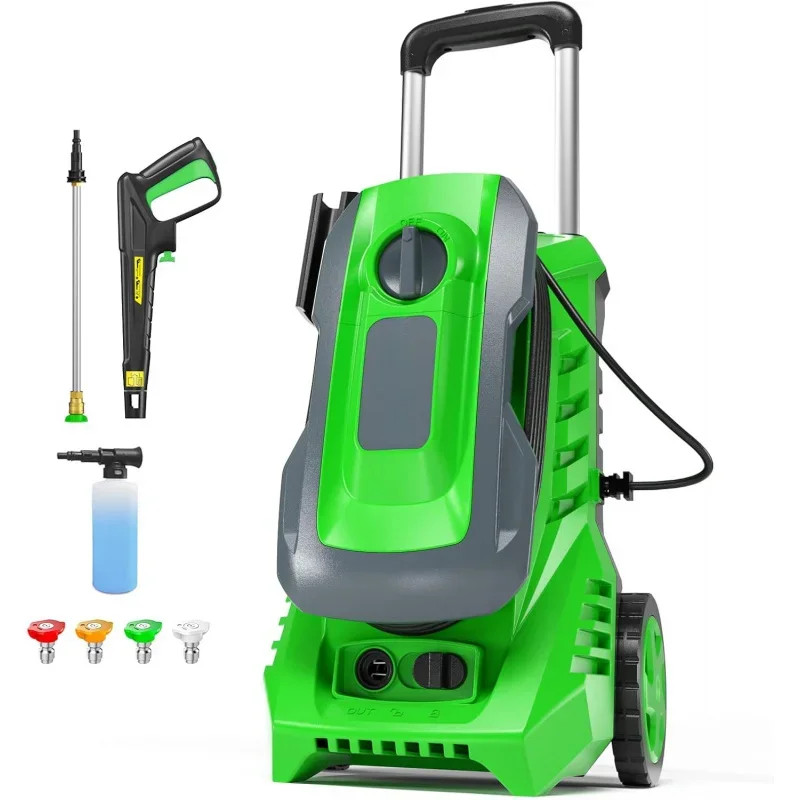 Floor, Garage, Electric Pressure Washer Power Washer - 4800 PSI 3.2 GPM Wash Machine Electric Power