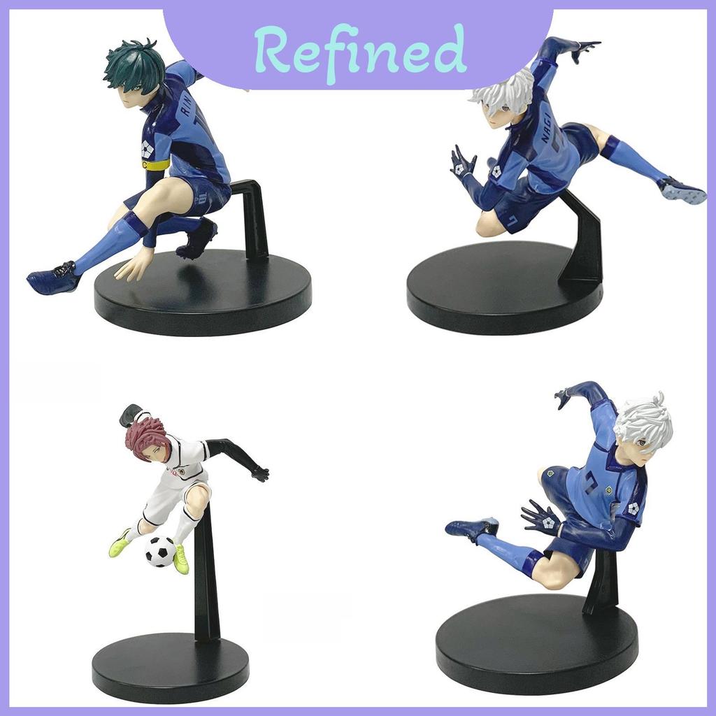 Lock Blue Pvc รูปที่สะสมของ Itoshi Sae พร้อมขาตั้ง Memorbilia สําหรับอนิเมะ