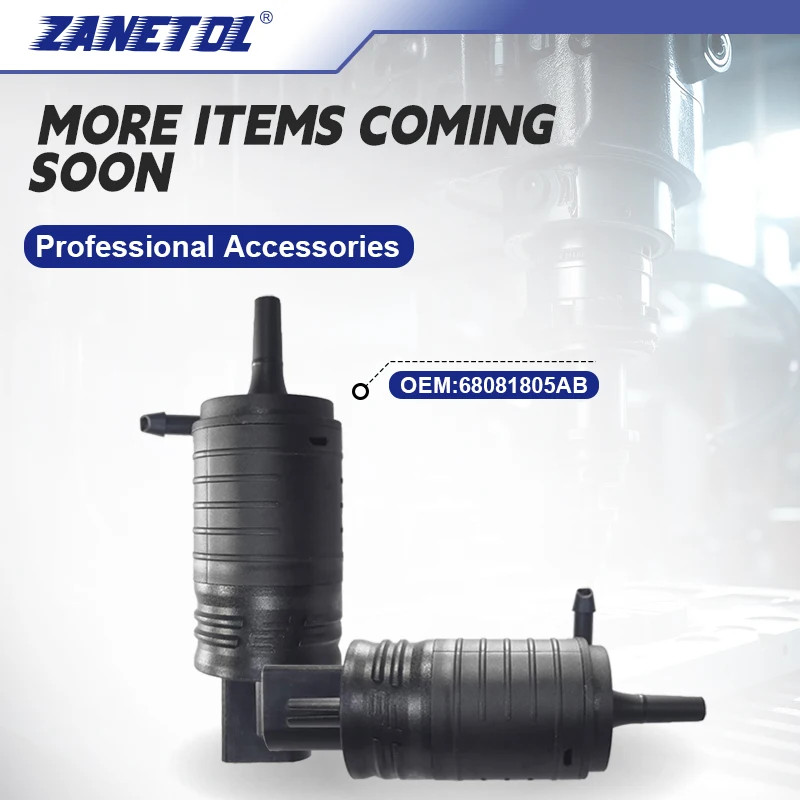 ZANETOL Windshield Washer Pump Car Model for CHEVROLET CAMARO 2017~2022 for DODGE AVENGER 2008~2014