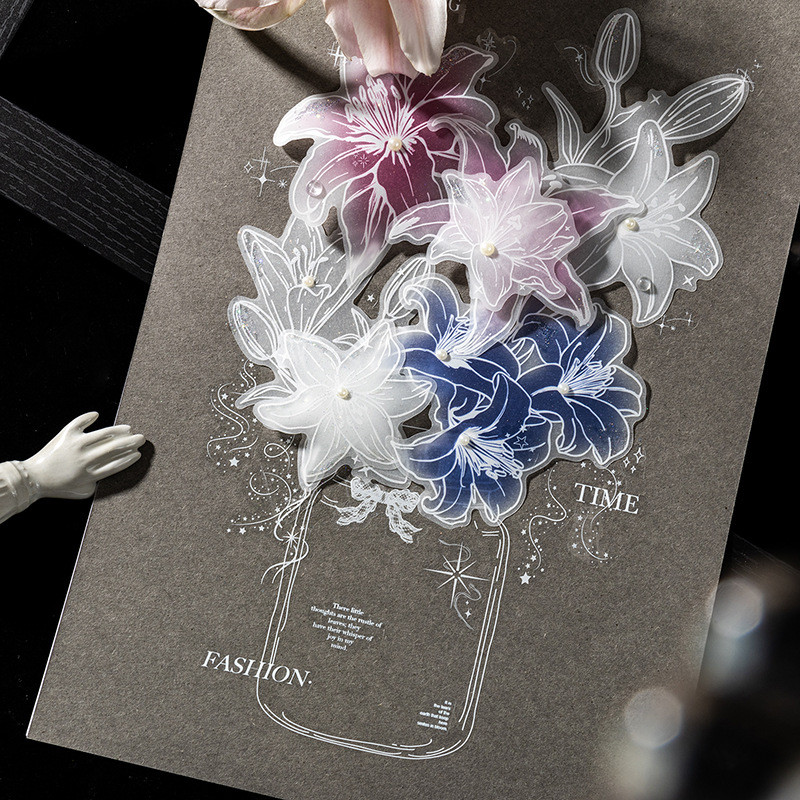 10 ชิ้น/1 ล็อต Kawaii สติกเกอร์สมุดภาพ Liuli Lily Scrapbooking อุปกรณ์ Planner ตกแต่งหัตถกรรมเครื่องเขียนสติกเกอร์
