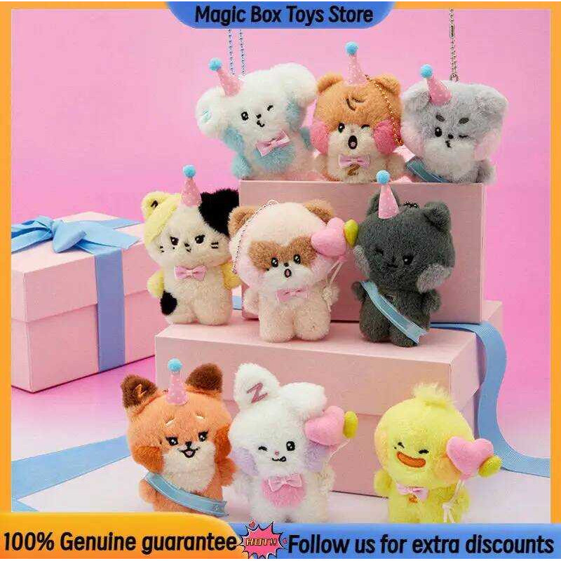 C Genuine Zeroni Zb1 Home Party Series Cartoon Animal Plush Keychain Pendant Kpop Star Zhanghao Hai