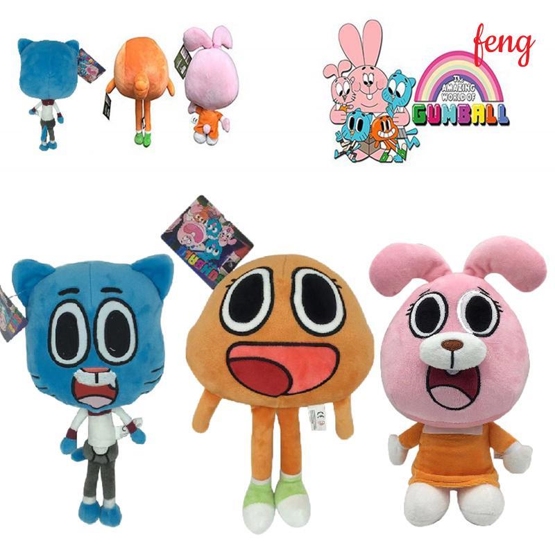 นุ่มและน่ารัก 9.84" ของเล่นตุ๊กตา Darwin จากโลกมหัศจรรย์ของ Gumball สําหรับเด็ก