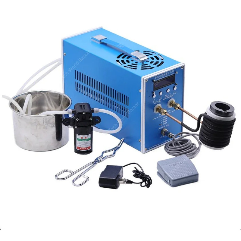 3000W High-frequency Induction Heating Machine ZVS Induction Heater Silver Gold Melting Furnace 220