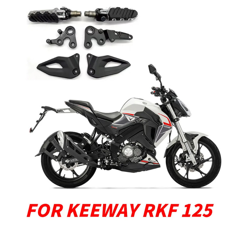 Motorcycle Accessories Bracket And Pedal Fixed Bracket Decorative Plate For Keeway RKF 125 RKF125