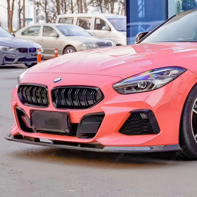 For BMW Z4 G29 M Sport Front Bumper Lip Spoiler Splitter Diffuser Canards Z4 20i 30i M40i M Pack 20