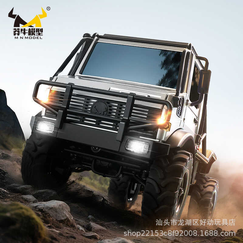 Mangniu MN333 Unimoke รถบรรทุกโลหะผสม 1: 18 รถปีนเขาขนาดเล็กของเล่น RC ขับเคลื่อนสี่ล้อรีโมทคอนโทรลร