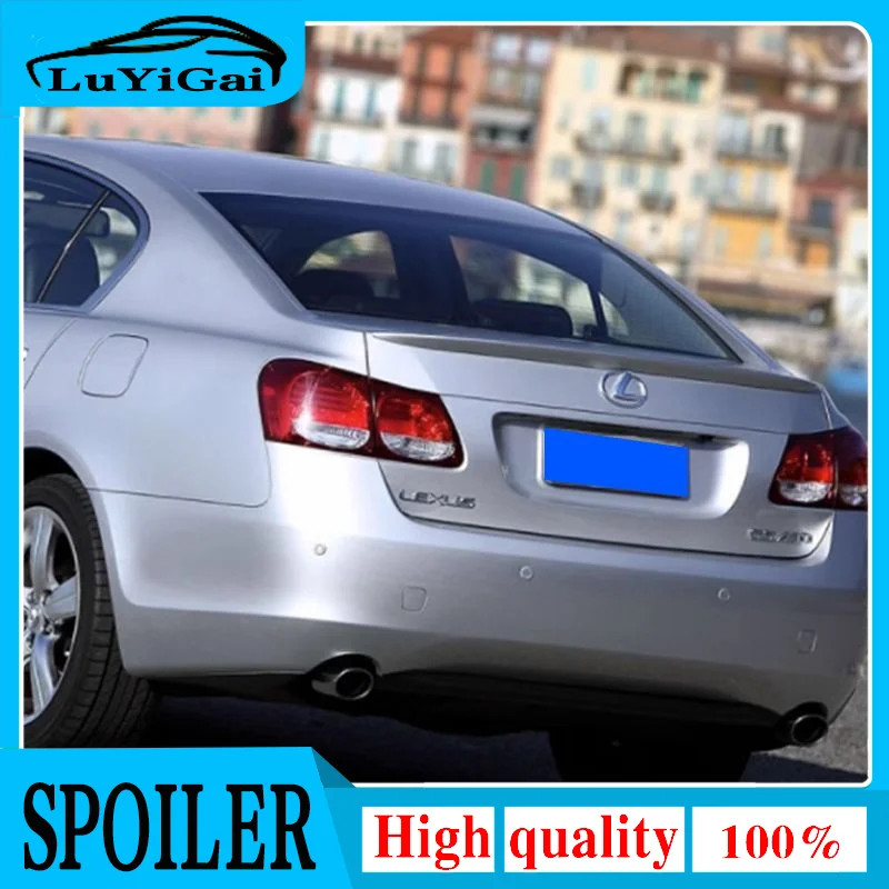 For LEXUS GS300 GS350 GS430 Trunk Spoiler 2005-2011 LEXUS GS PU Material Rear Trunk Lip Spoiler Win