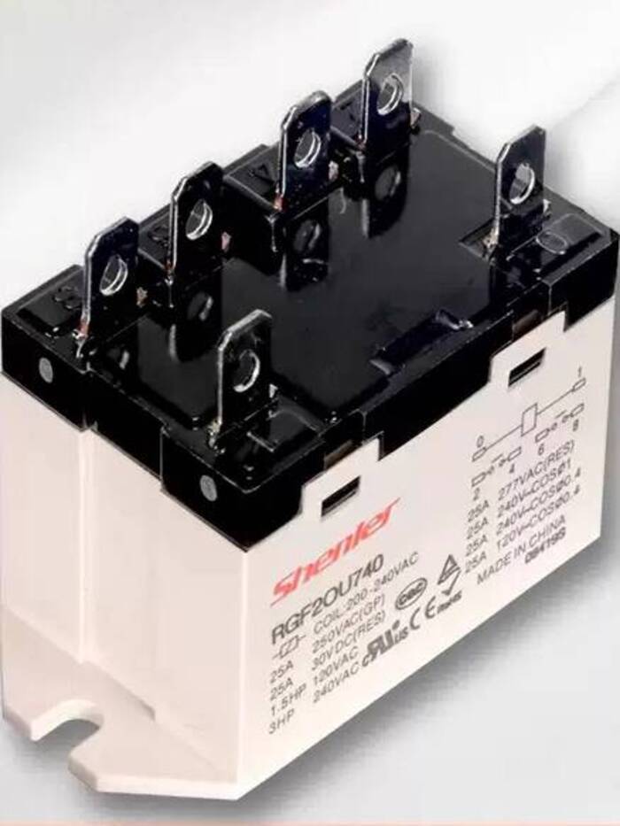 มาใหม่ล่าสุด Shinle RGF2 High Power 380VRGF2OU740L รีเลย์ระดับกลางพร้อมฐาน AC/DC24/12V 47d