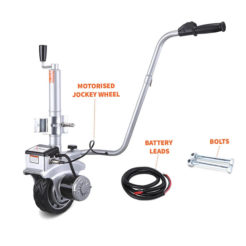Electric Motorised Jockey Wheel 2270KG Vehicle Load Caravan Boat Wheel Dolly Trailer Car SUV Power