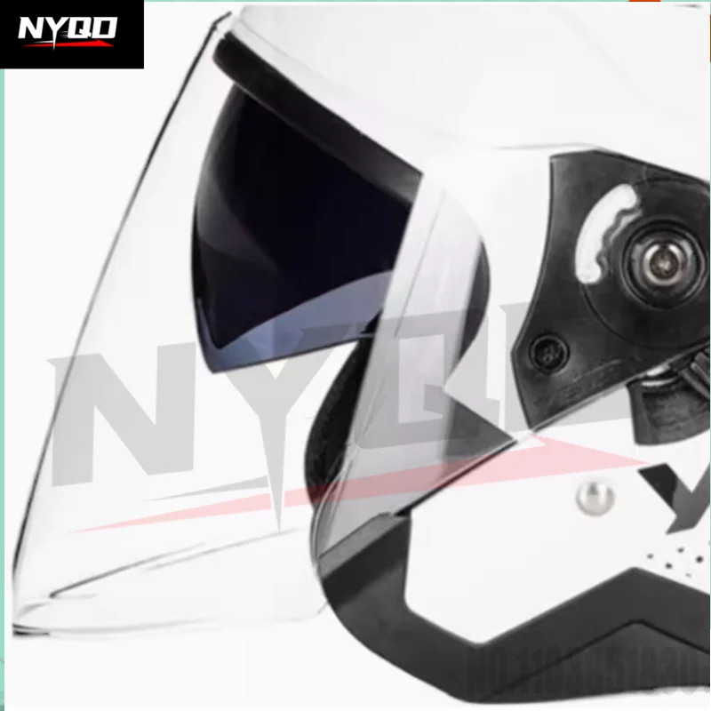 YEMA Original Helmet Lenses Half Helmet Suitable for 639/639S/650 Helmet Sun Protection and Mist Pr