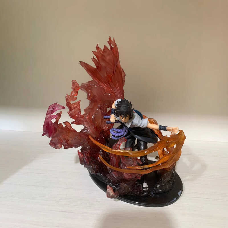 สินค้าทํามือของนารูโตะ Xiao Organization Uchiha Itachi รูปปั้น Itachi Sasuke GK จําลองสูง