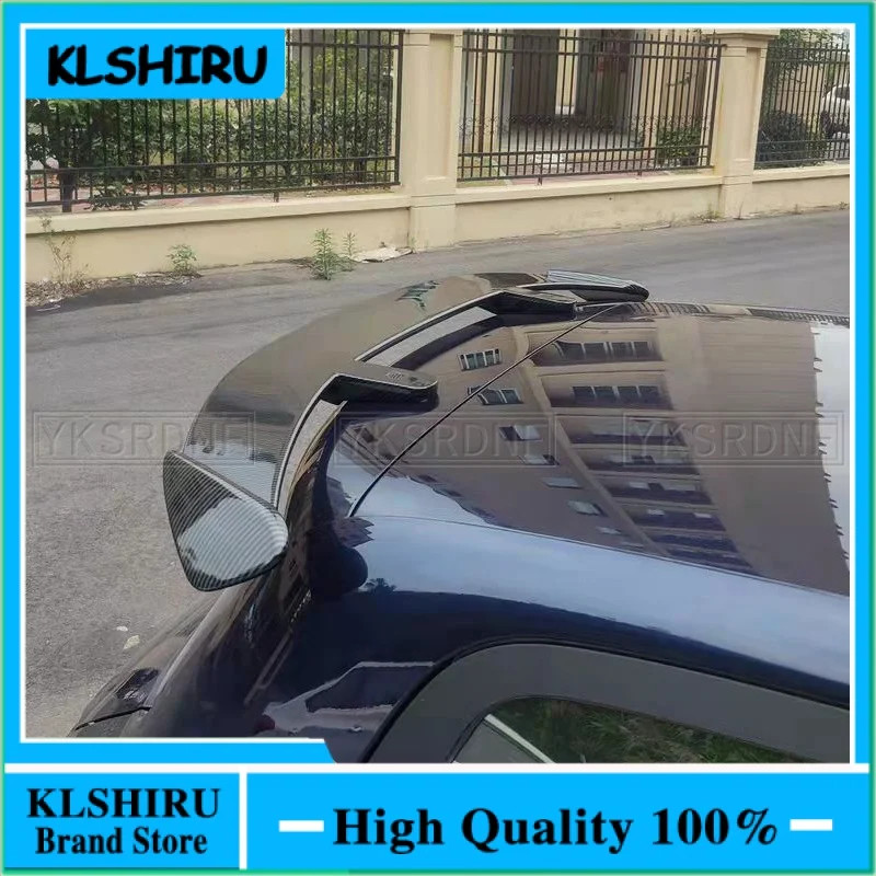 Car Spoiler Universal Fit for Q1 Q2 W176 W177 I30 I20 ABS Material Carbon Fiber Racing Sedan Car Re