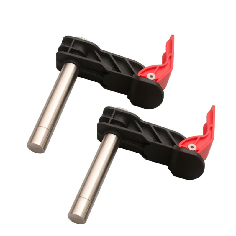 ENJOYWOOD 2 Pack 19mm 20mm Bench Dog Hold Down Quick Clamps Stainless Steel MFT Table T-Track Guide