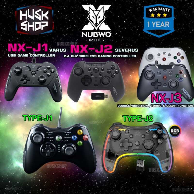 Joy Nubwo Game NX-J1, NX-J2, NX-J3 คอนโทรลเลอร์จอยสติ๊กบลูทูธไร้สายสําหรับพีซี, โน๊ตบุ๊ค, PS3 พร้อมร