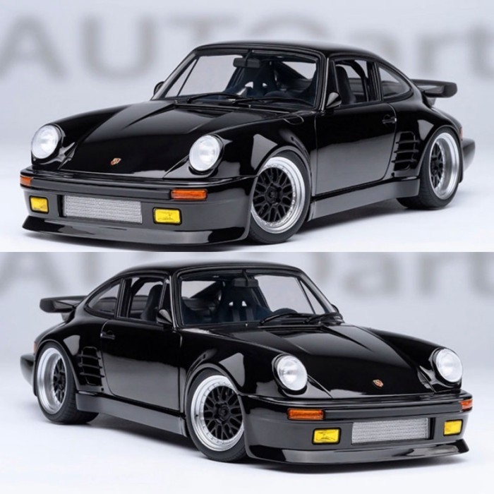 AUTOart 1/18 โมเดลรถ Porsche Wangan BLACKBIRD 911 930 TURBO BLACKBIRD