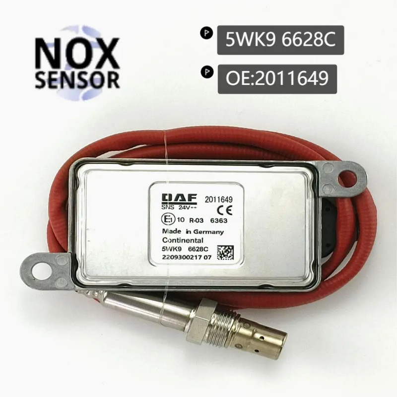 For 5WK96628C 2011649 Auto 24v Nitrogen Oxide Nox Sensor 5WK9 6628C Exhaust Systems Gas