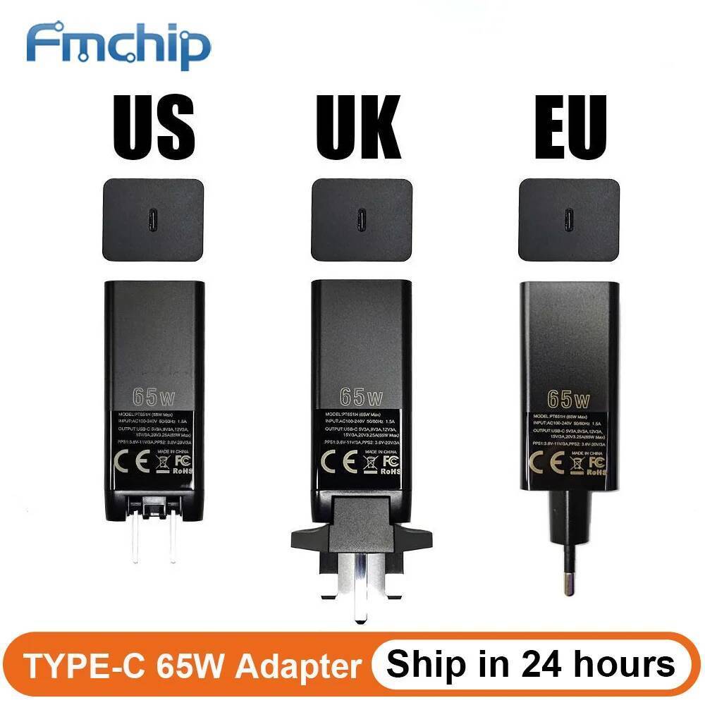 Pine64 TS101 HS 01 65W PD Charger Type-C Power Supplies สําหรับ Pinecil หัวแร้งโทรศัพท์มือถือพร้อมอะ