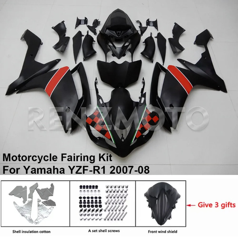 For YAMAHA YZF R1 2007-2008 Fairing R/Z 8R105 Motorcycle Set Body Kit decoration Plastic Guard Plat