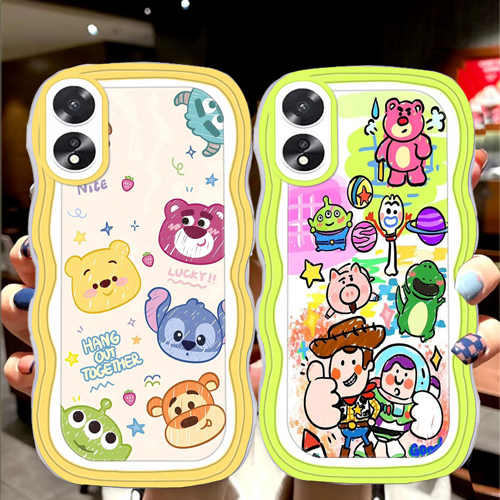 S-3 Toy Story สําหรับ OPPO A60 A78 A17 Reno 8T A38 A98 5G TPU โปร่งใส