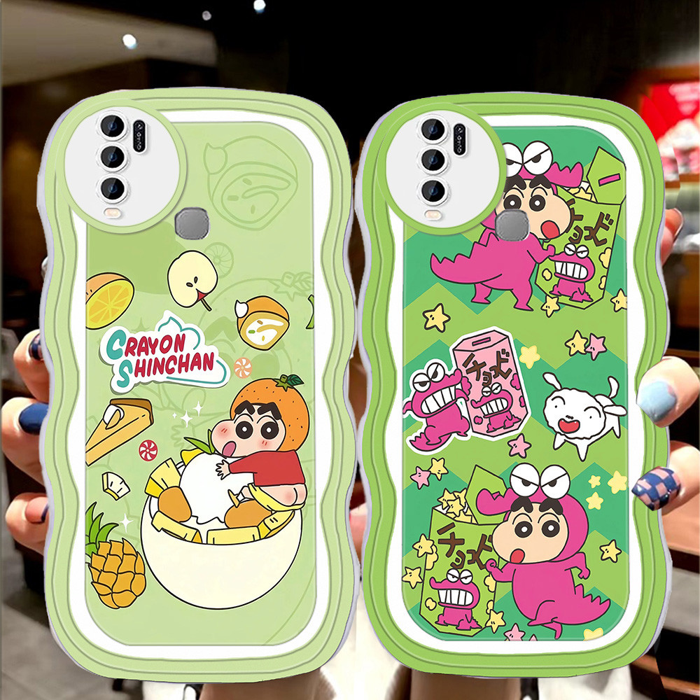 S-8 Crayon Shinchan Casing สําหรับ VIVO Y30 Y50 Y30i TPU โปร่งใส