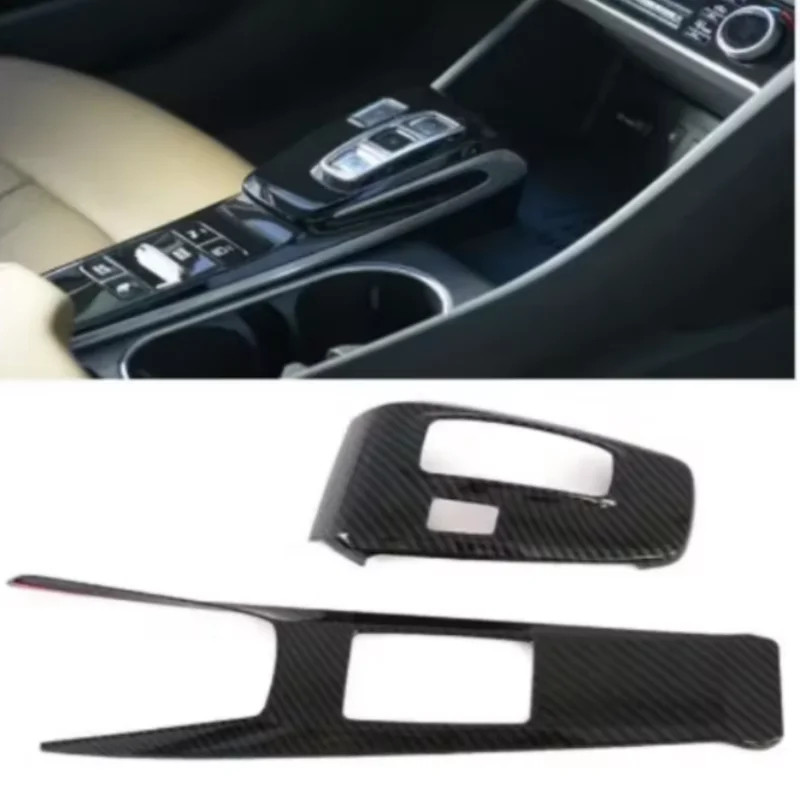 LHD For Hyundai 10th Sonata DN8 2019-2023 Carbon Fiber Style Front Center Console Cup Drink Holder