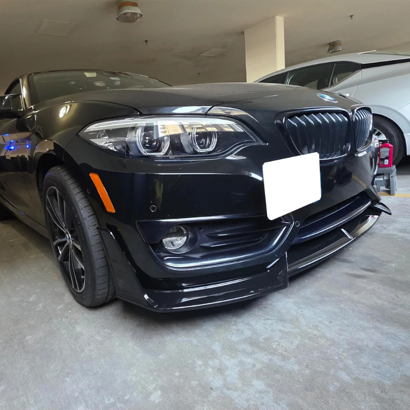Car Front Bumper Splitter Lip Diffuser Body Kit Spoiler Guard For BMW F22 F23 2-Series 220i 228i 23