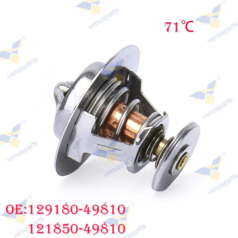 For Yanmar 4D94E 4TNE94 4TNE98 4TNV94 4TNV98 4D98E Engine Thermostat 71 121850-49810 129180-49810