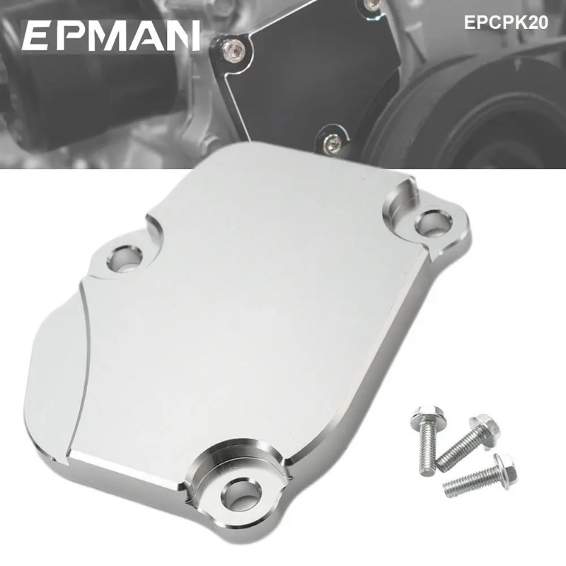 EPMAN K-Series Billet Timing Chain Tensioner Cover Plate Fit For Honda Acura K20,K20A,K20Z,K24,K24A