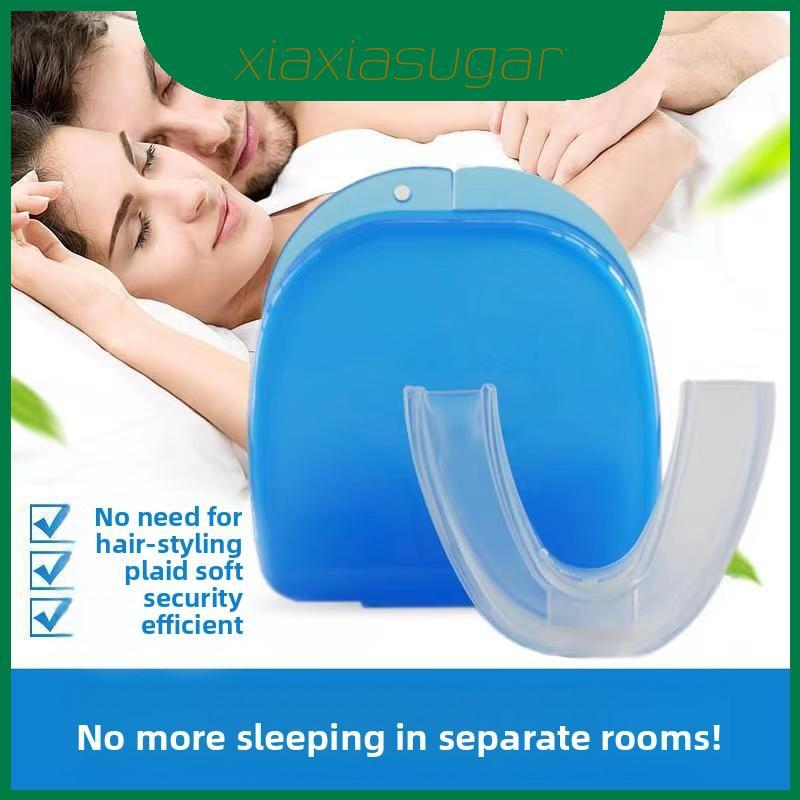 Snoring Mouthpiece สําหรับซิลิโคนก่อสร้างสําหรับผู้ชายและผู้หญิงและคุณสมบัติ Grind Anti