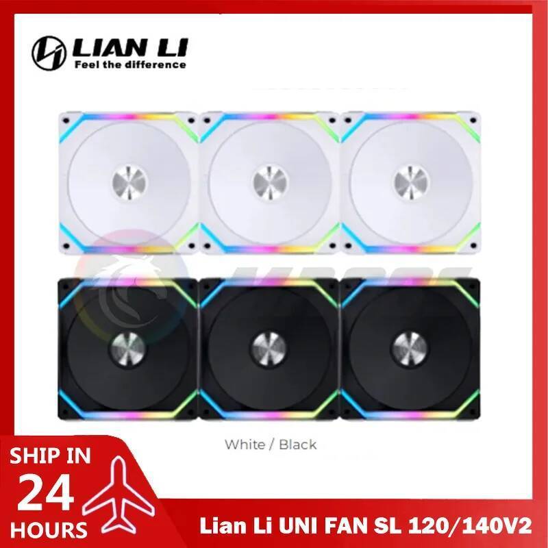 Lian Li UNI FAN SL V2 SL120 SL140 Evolution รุ่นอัพเกรด ARGB Fan Kit L-Connect 3 ควบคุม 1 / 3 แพ็ค